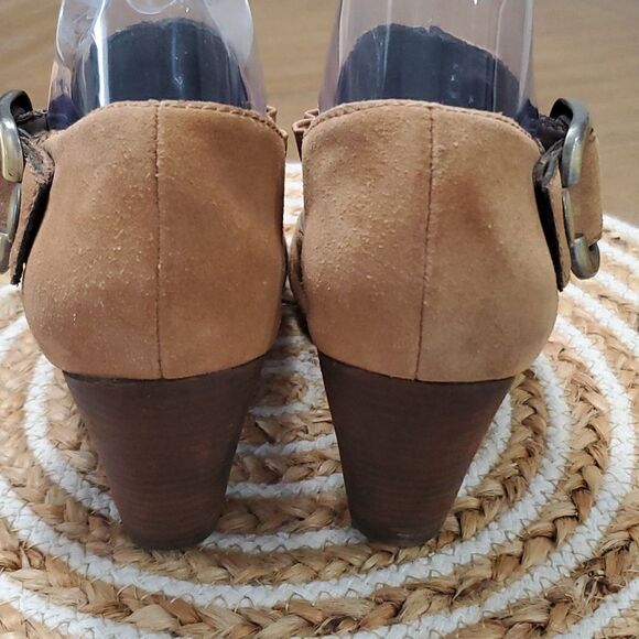 Madison, Women’s Leather, Billy Style Tan Ankle booties, size 8 - Picture 5 of 11